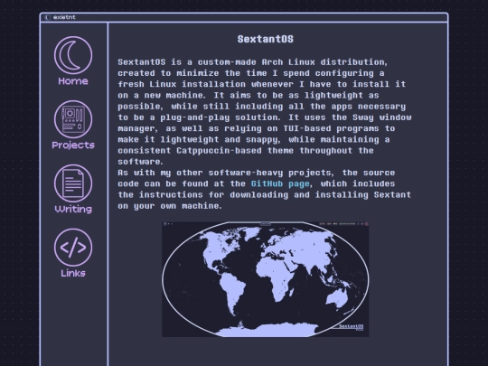 projects/sextant screenshot