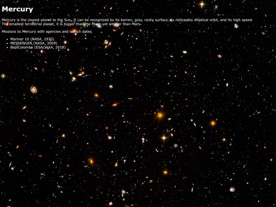 mercury screenshot