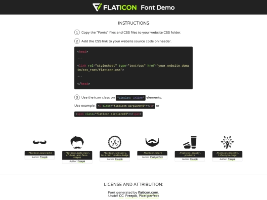 fonts/flaticon/flaticon screenshot