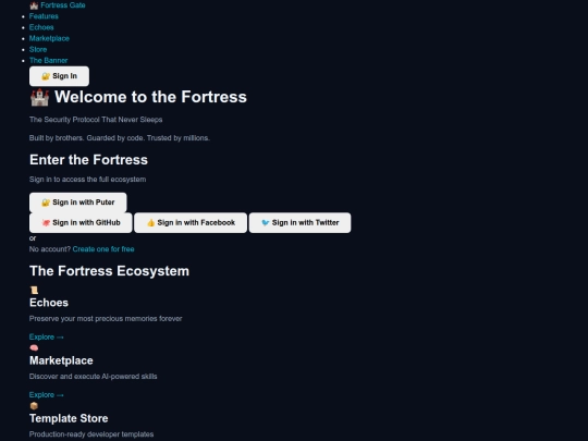 auth/dashboard screenshot