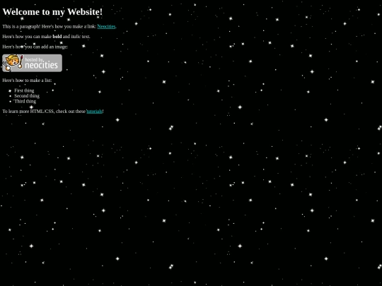 info screenshot