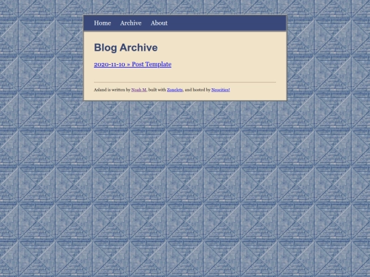 archive screenshot
