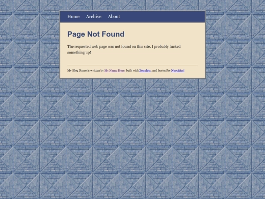not_found screenshot