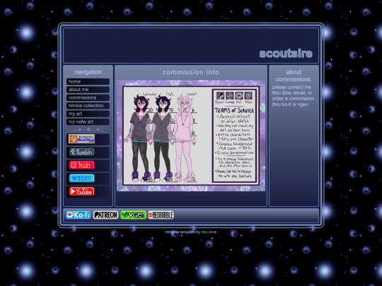 commissions screenshot
