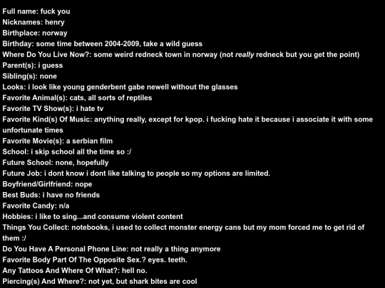 survey screenshot