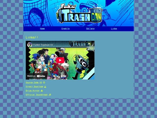 Links screenshot