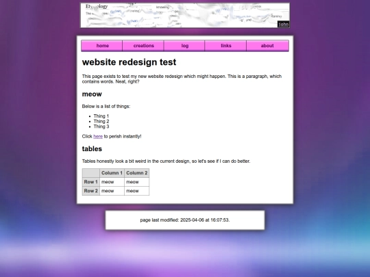 test screenshot