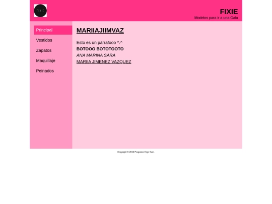 Principal screenshot
