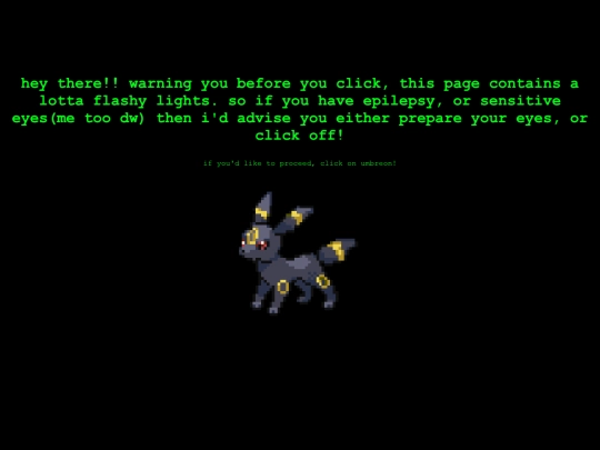 warning screenshot