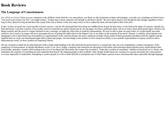 bookreviews screenshot