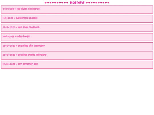 blog/blogpostsmenu screenshot