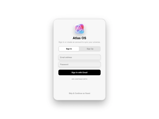 Atlasone screenshot