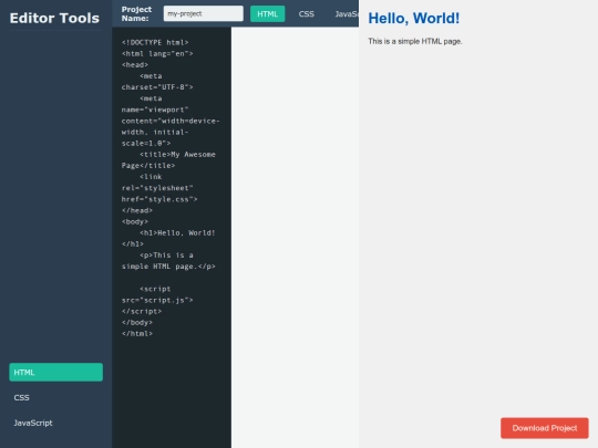 FusaHTML screenshot