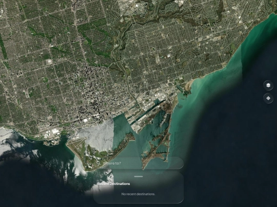 Maps screenshot