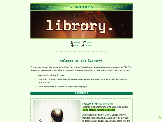 library screenshot