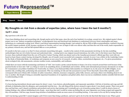 blog screenshot