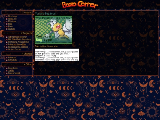 pages/quizzes/pokemon-type/bug screenshot