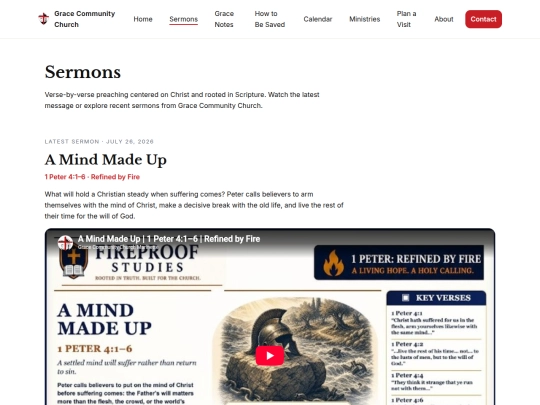 sermons screenshot