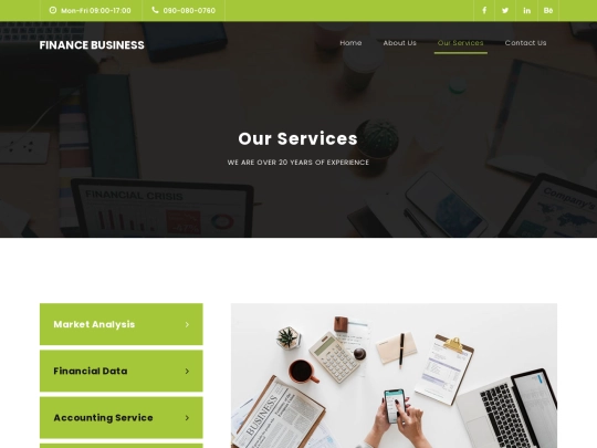 services screenshot