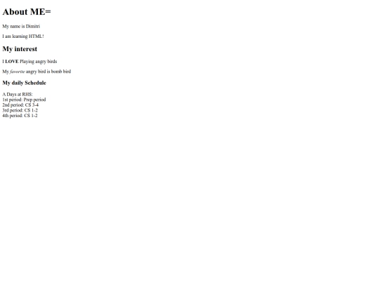 index screenshot