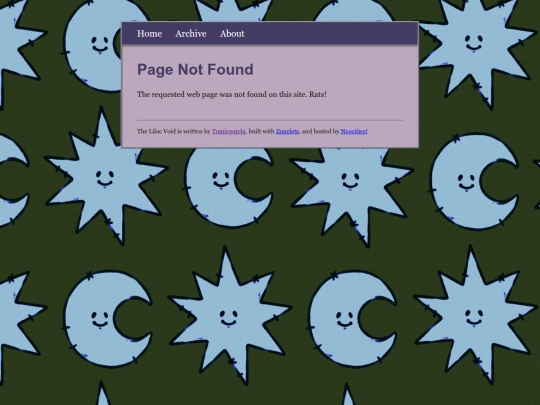 not_found screenshot
