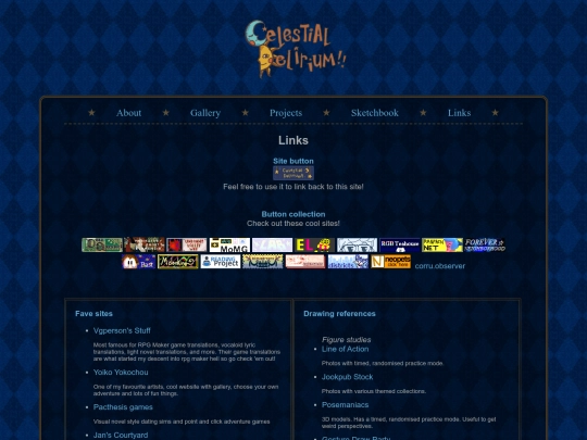 links screenshot