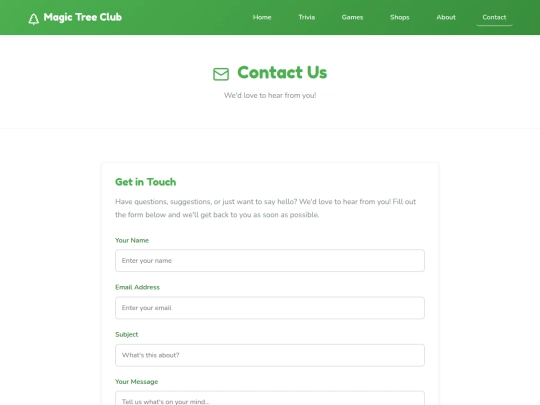 contact screenshot