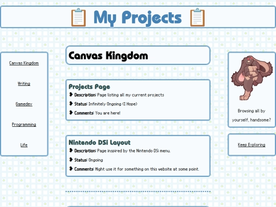 lists/projects screenshot
