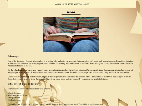 HealthMusic/read screenshot