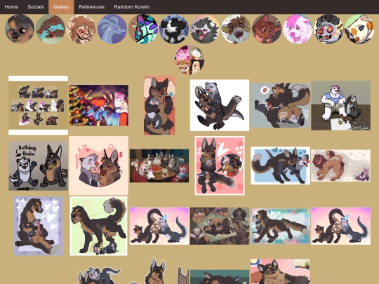 gallery pages/maxie screenshot