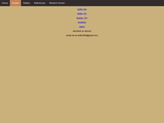 socials screenshot