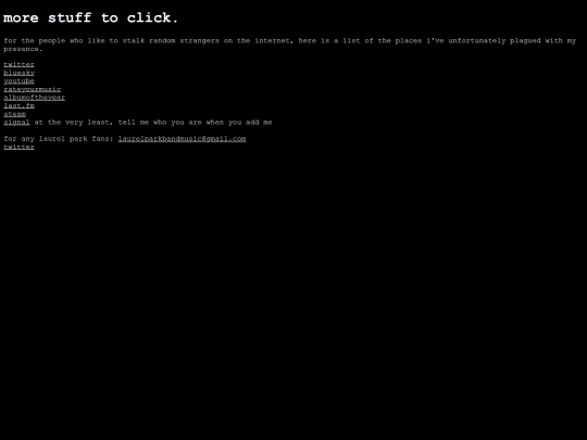 links screenshot