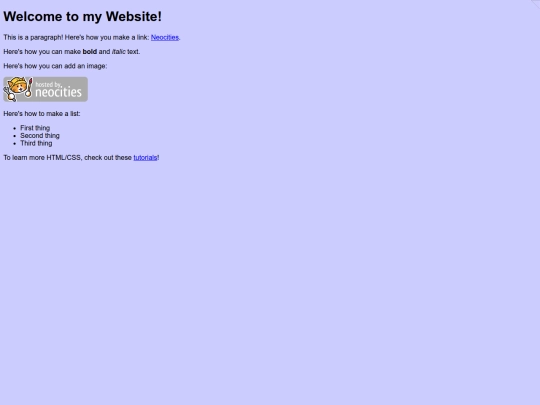 index screenshot