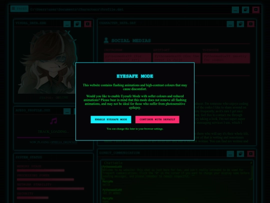 index screenshot