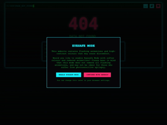 not_found screenshot