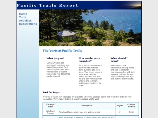 yurts screenshot
