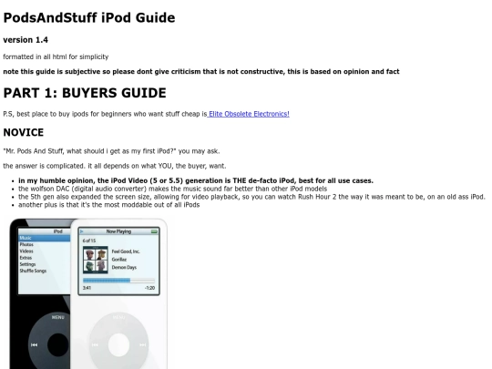 ipod-guide screenshot