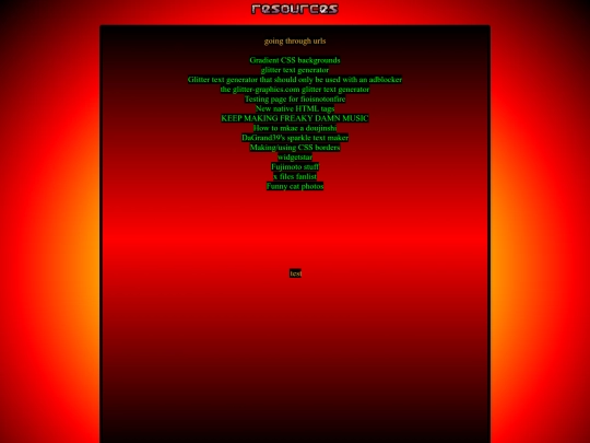 resources screenshot