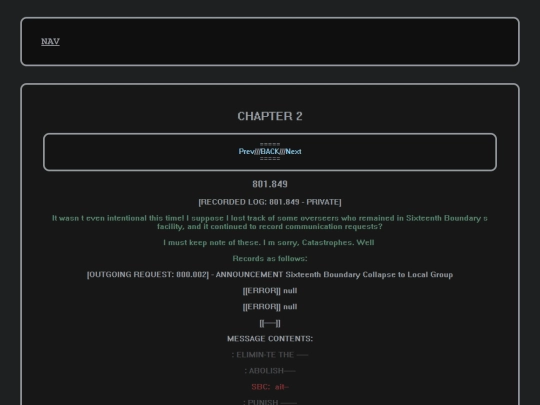 SECTION/MLOC/CHAPTER2 screenshot