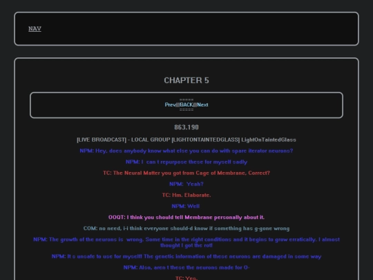 SECTION/TC/CHAPTER5 screenshot