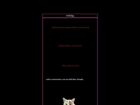 writing screenshot