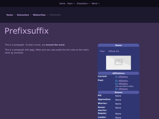characters/characterpagetemplate screenshot
