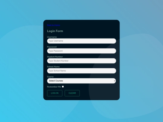 RegForm screenshot