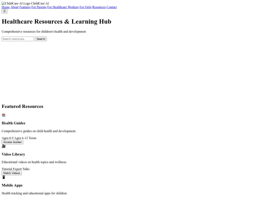 resources screenshot