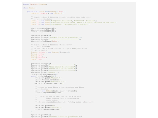 notas/java/exemplos/codigo/biblio screenshot