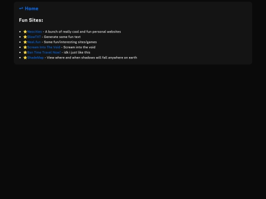 fun-sites screenshot