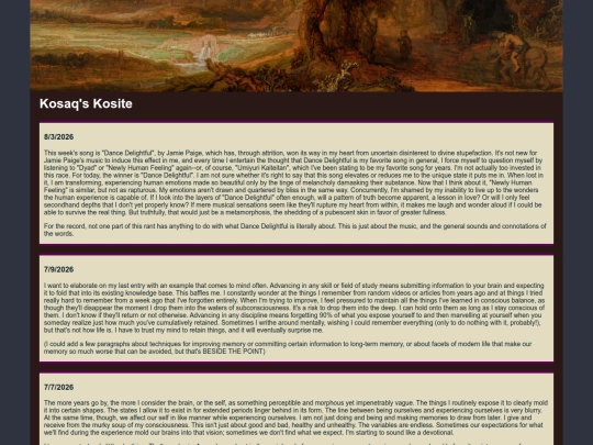 rambling screenshot