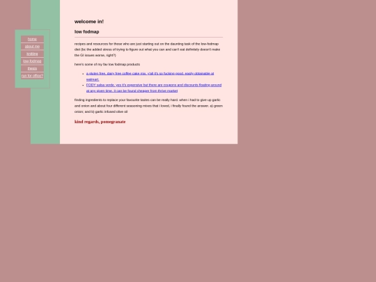 lowfodmap screenshot