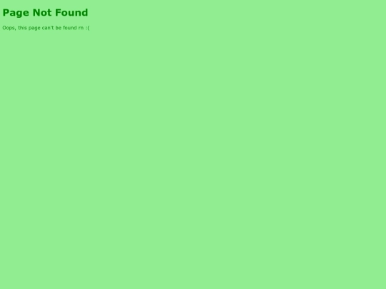 not_found screenshot