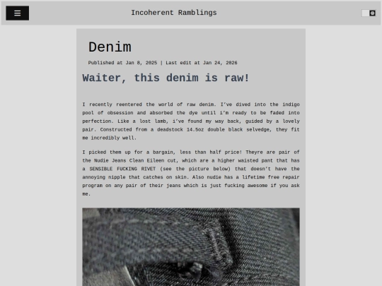 denim screenshot